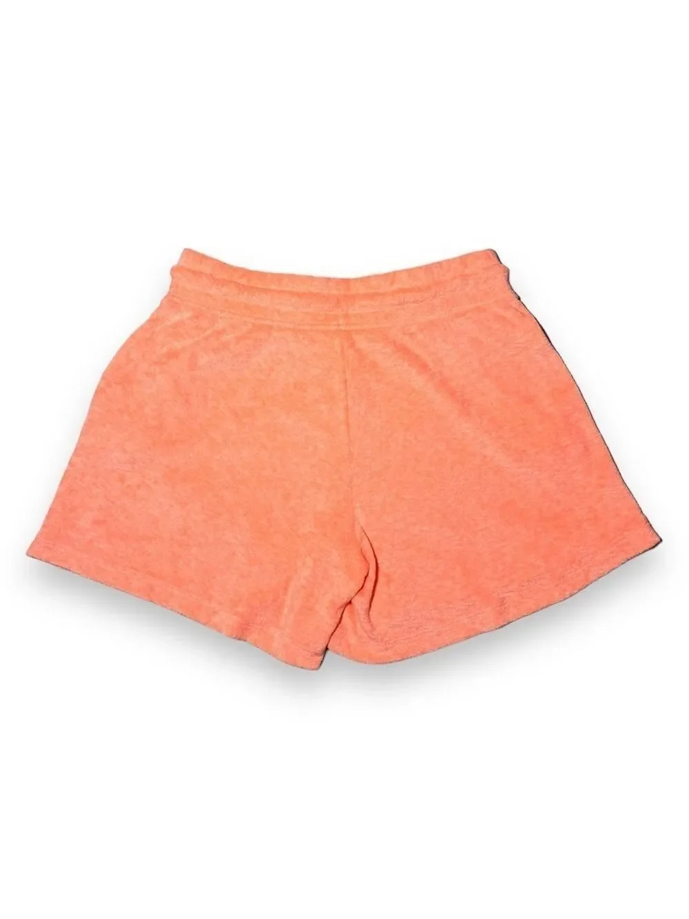 Old Navy Girl’s Loop-Terry Midi Shorts Electric Cantaloupe Size Large 10/12
